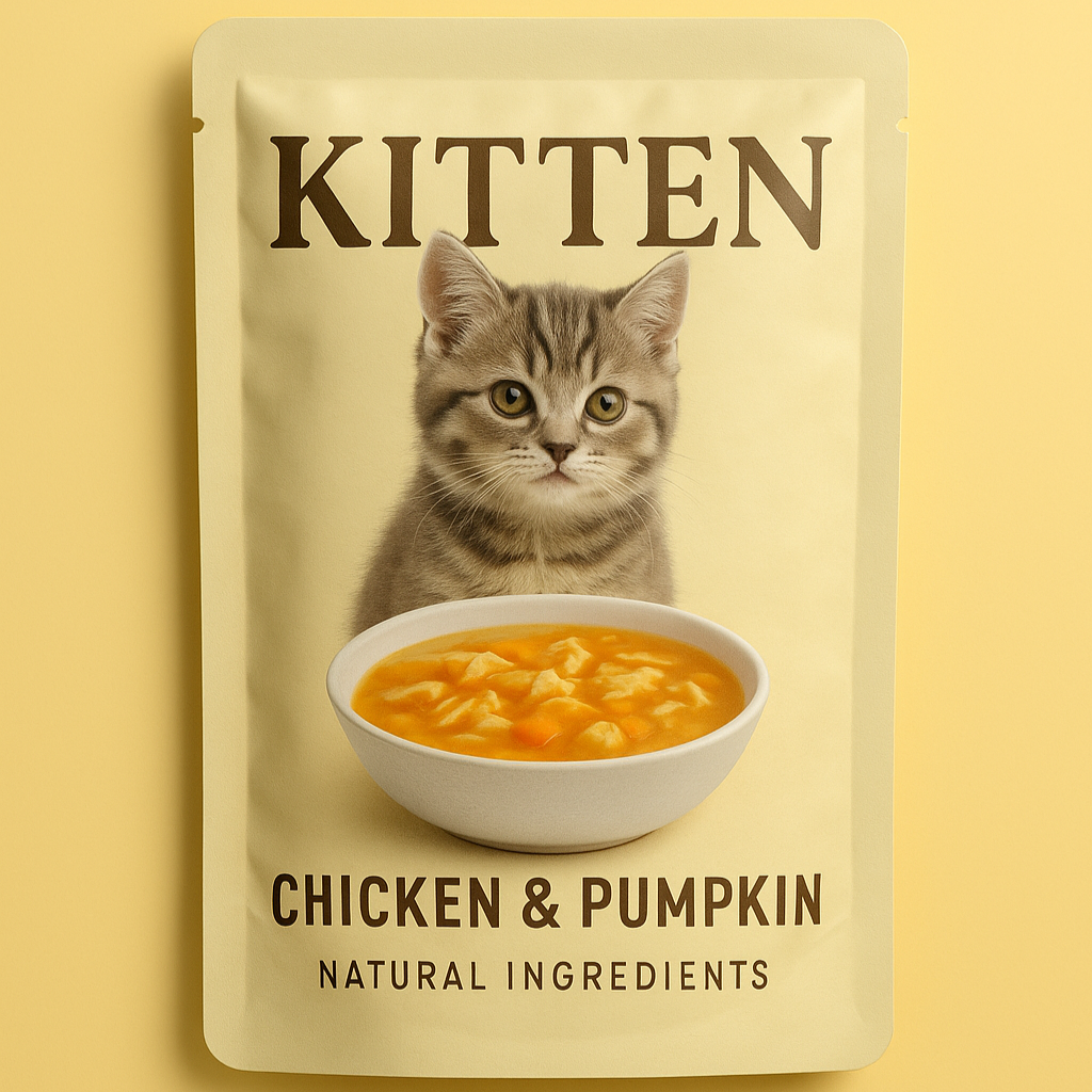 Kitten Chicken and Pumpkin Soup - pack of 7