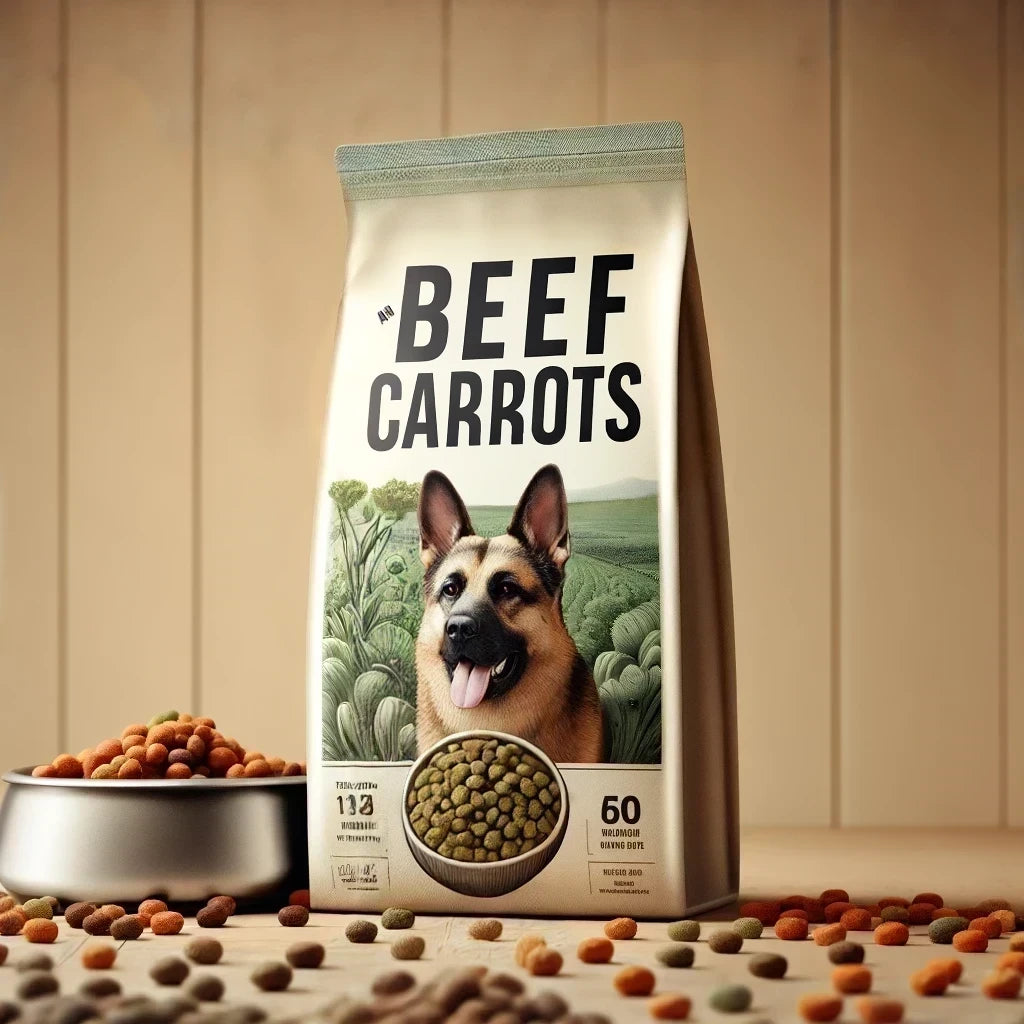 Carrot and Beef Premium Dry Dog Food